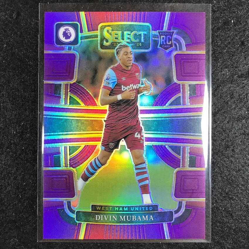 2023-24 Select EPL DIVIN MUBAMA Terrace Rookie Purple 116/149 #95