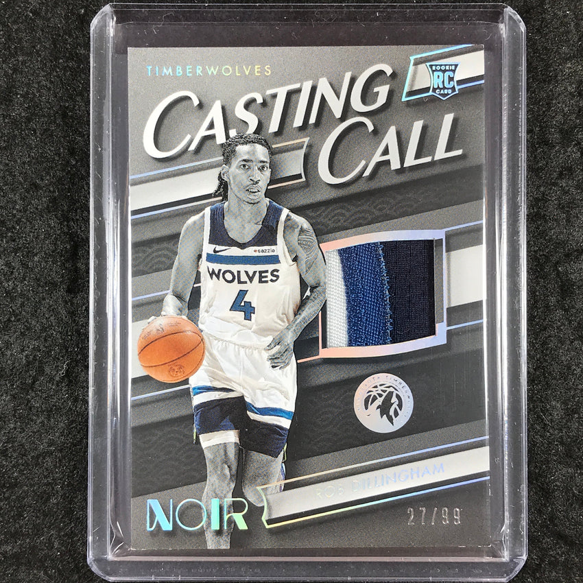 2024-25 Noir ROB DILLINGHAM Casting Call Rookie Patch Relic 27/99