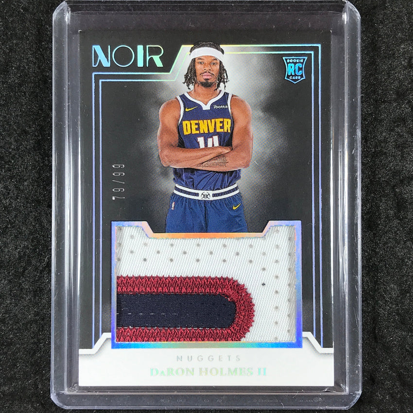 2024-25 Noir DARON HOLMES II Rookie Jumbo Material Patch Relic 79/99