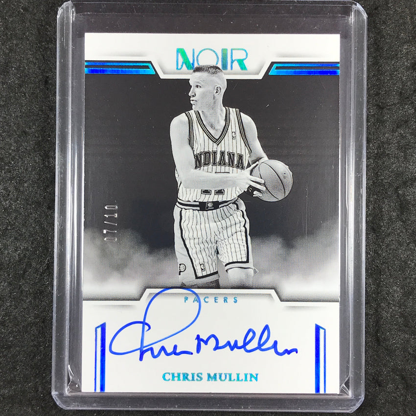 2024-25 Noir CHRIS MULLIN Auto Noir Black and White Platinum 7/10