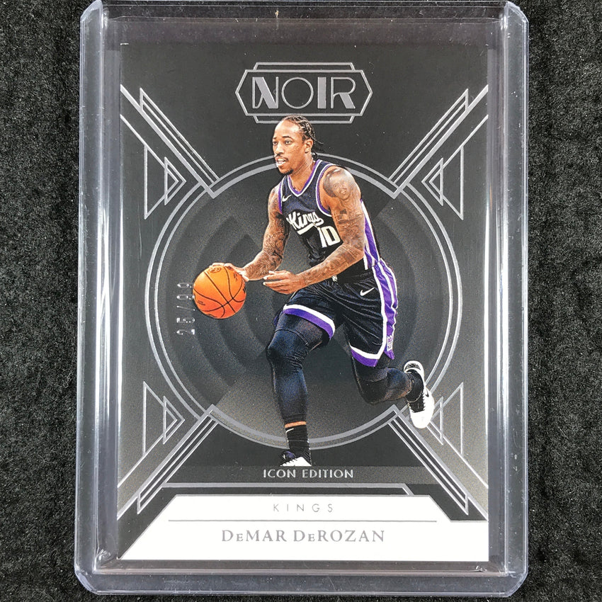 2024-25 Noir DEMAR DEROZAN Base Icon Edition 25/99 #84