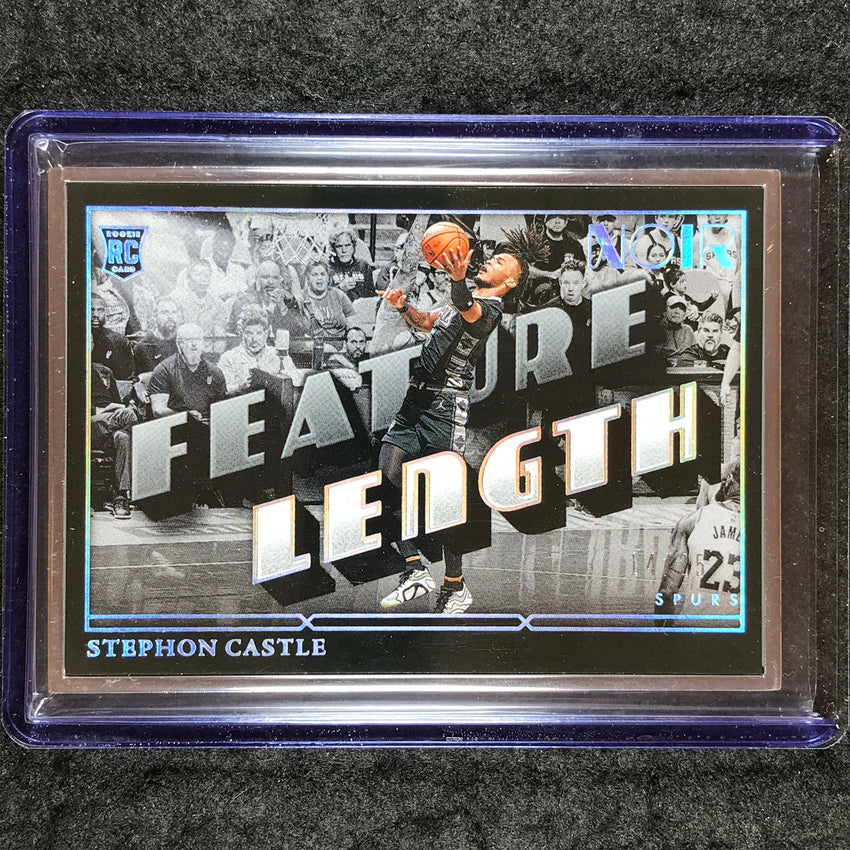 2024-25 Noir STEPHON CASTLE Rookie Feature Length Metal Frame 14/25 #267
