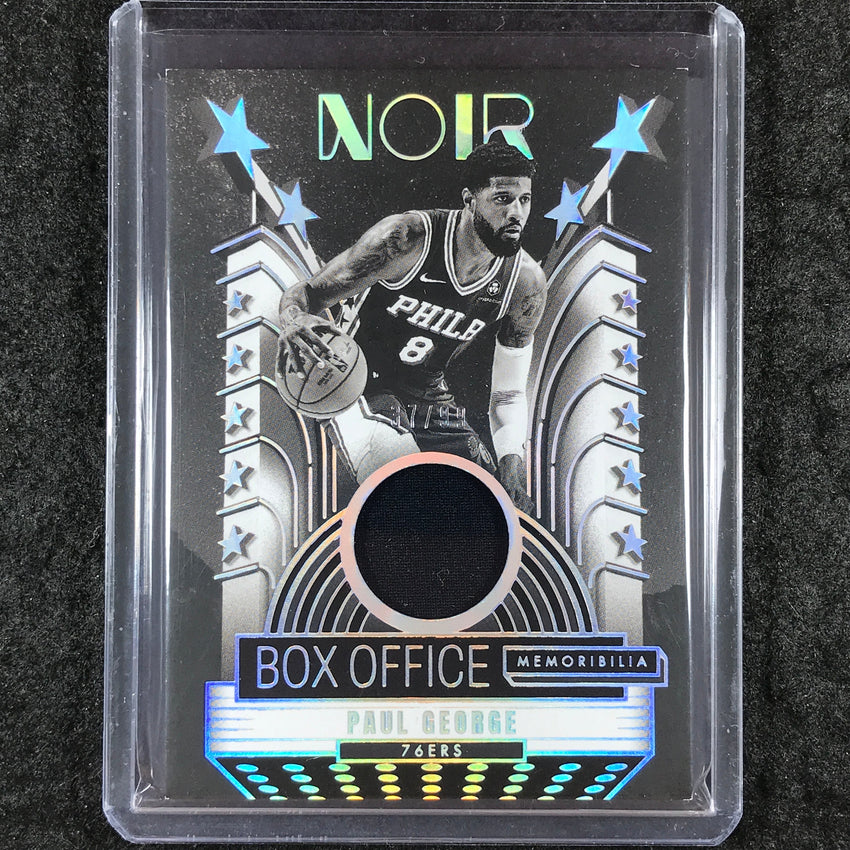 2024-25 Noir PAUL GEORGE Box Office Memorabilia Jersey Relic 37/99