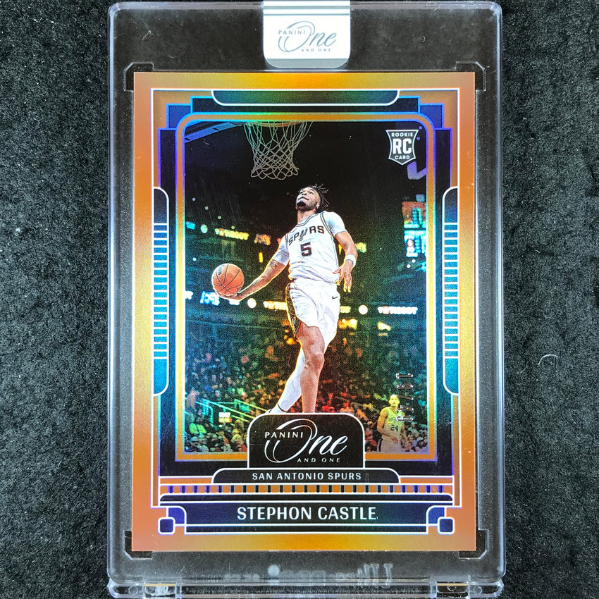 2024-25 One and One STEPHON CASTLE Rookie Base Orange 19/49 #115