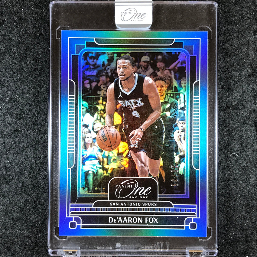 2024-25 One and One DE'AARON FOX Base Blue 25/35 #17