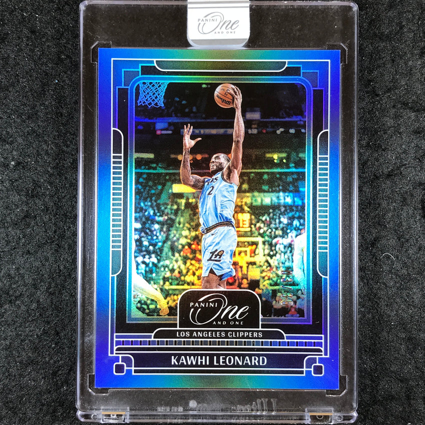 2024-25 One and One KAWHI LEONARD Base Blue 3/35 #75