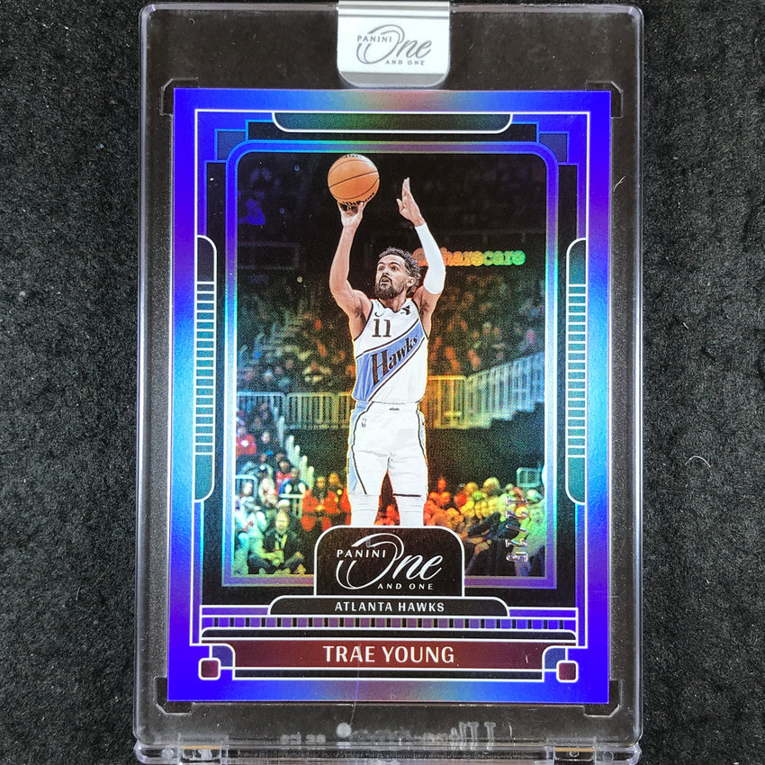 2024-25 One and One TRAE YOUNG Base Purple 12/25 #29