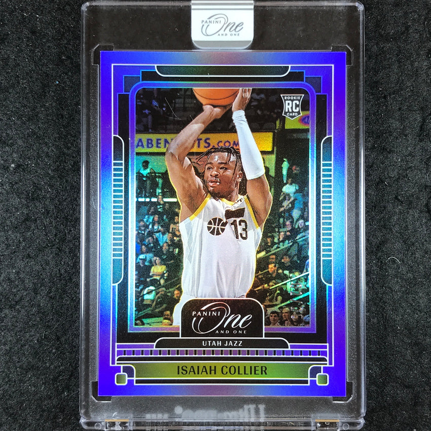 2024-25 One and One ISAIAH COLLIER Rookie Base Purple 2/25 #127