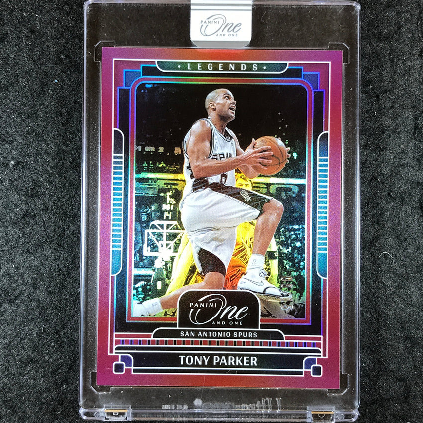 2024-25 One and One TONY PARKER Legends Base Red 5/15 #175