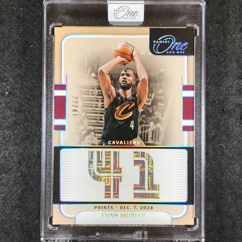 2024-25 One and One EVAN MOBLEY One and One Stats 22/41 #8
