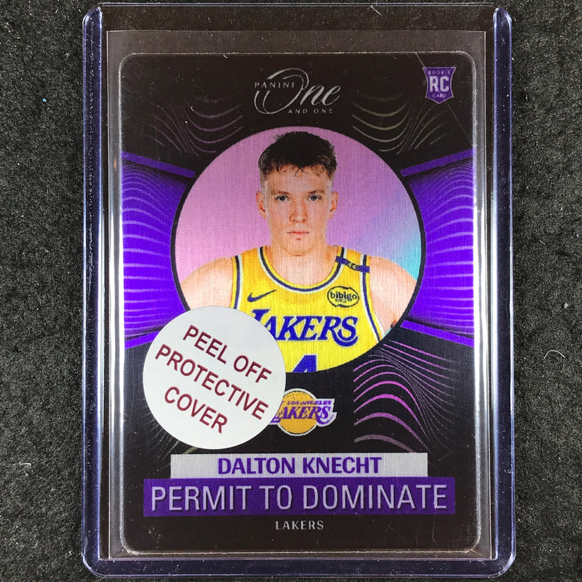 2024-25 One and One DALTON KNECHT Permit To Dominate Rookie SSP #14