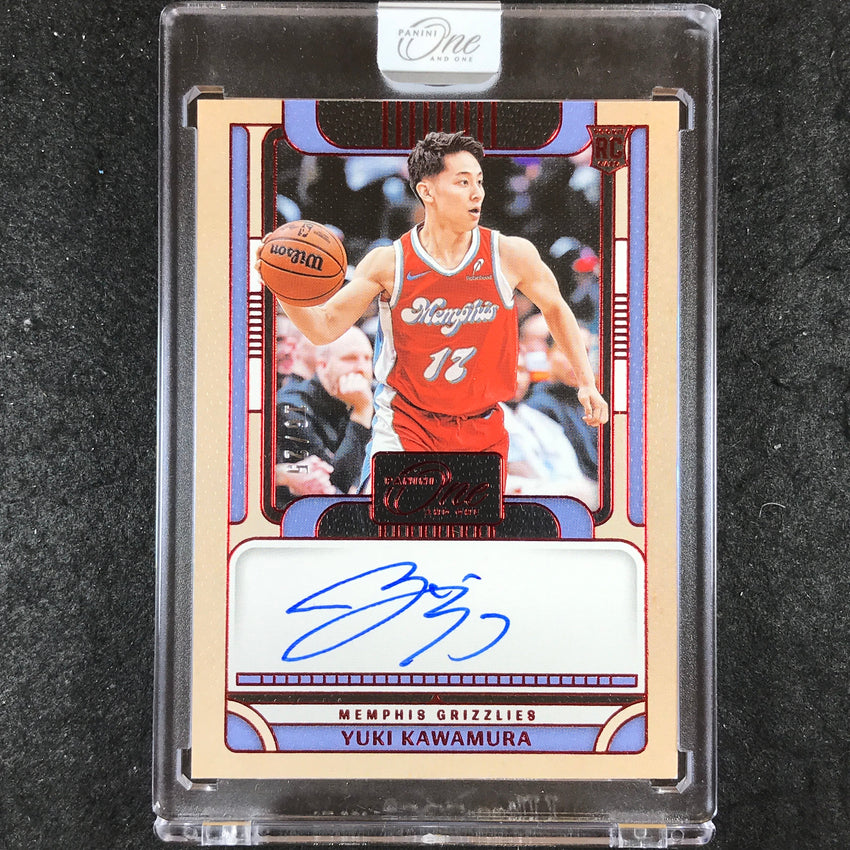 2024-25 One and One YUKI KAWAMURA Rookie Autographs Red 16/25