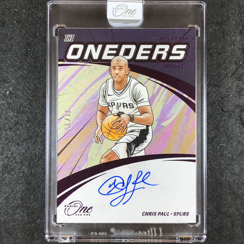 2024-25 One and One CHRIS PAUL The Oneders Signatures Auto Purple 31/35