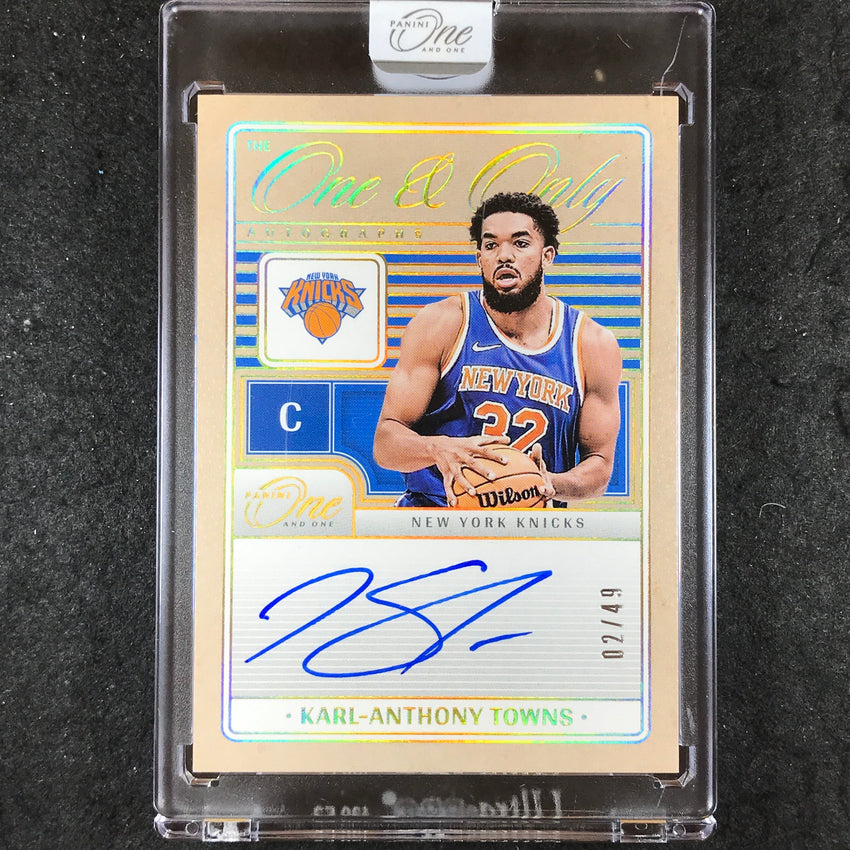 2024-25 One and One KARL-ANTHONY TOWNS The One and Only Auto 2/49