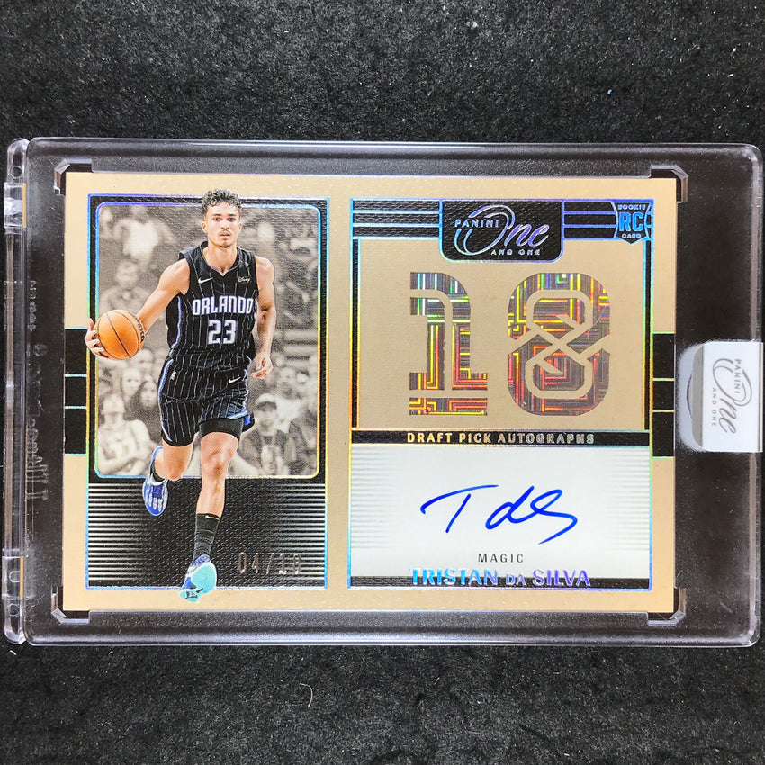 2024-25 One and One TRISTAN DA SILVA Draft Pick Rookie Auto 4/18