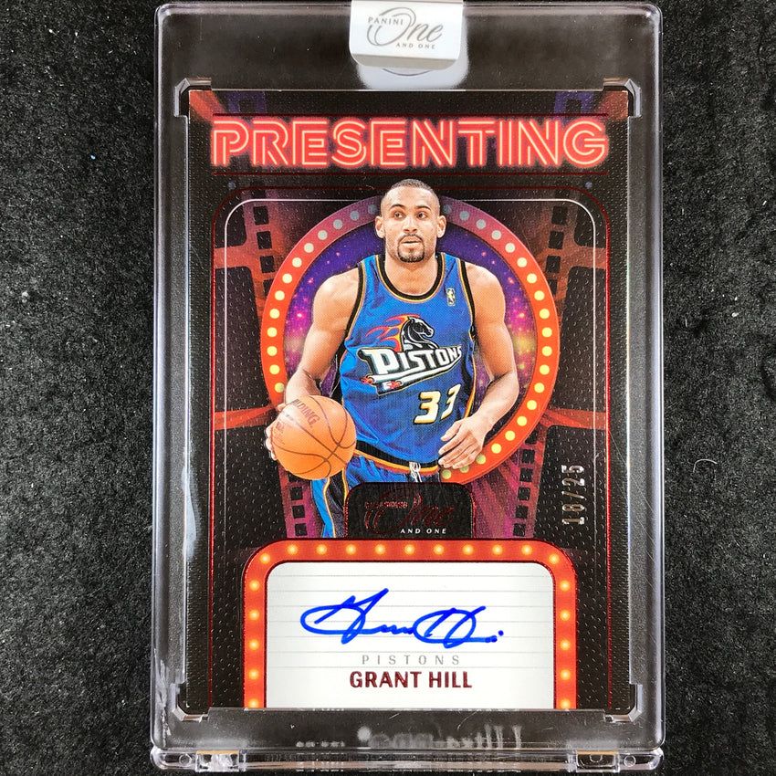 2024-25 One and One GRANT HILL Presenting Auto Red 18/25