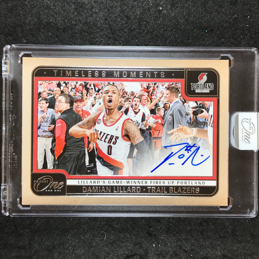 2024-25 One and One DAMIAN LILLARD Timeless Moments Auto 31/49