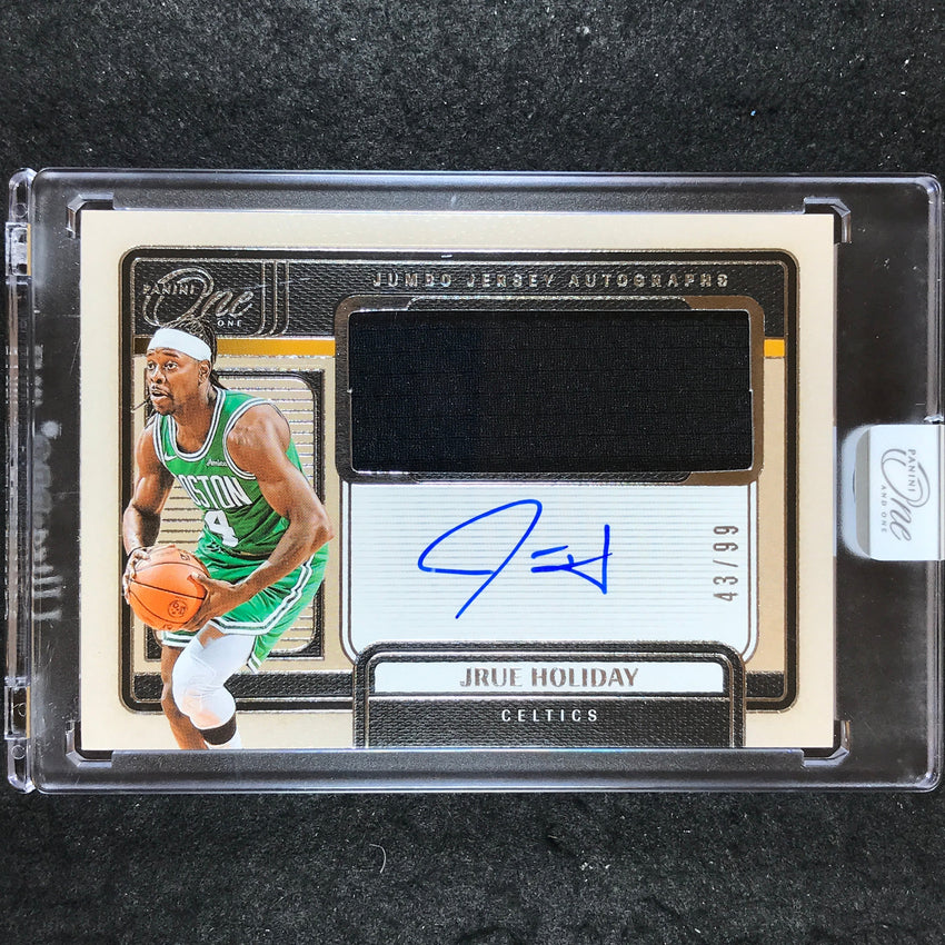 2024-25 One and One JRUE HOLIDAY Jumbo Jersey Autographs 43/99