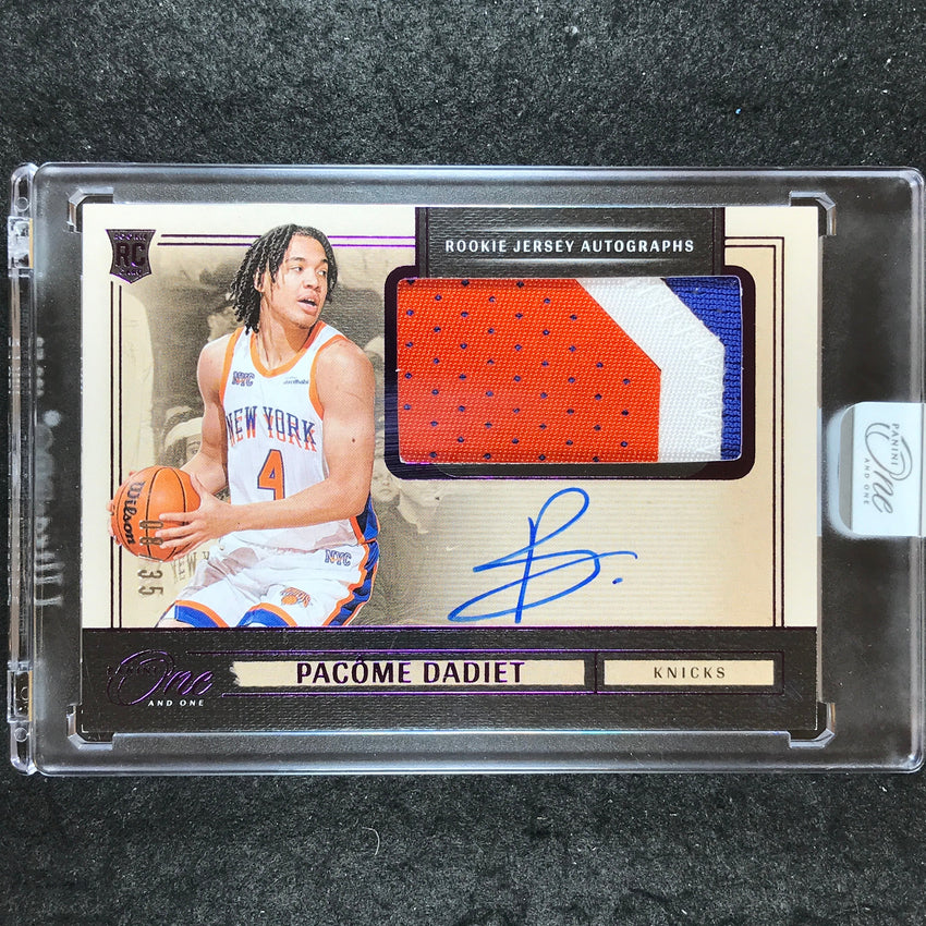 2024-25 One and One PACOME DADIET Rookie Patch Auto Purple 8/35