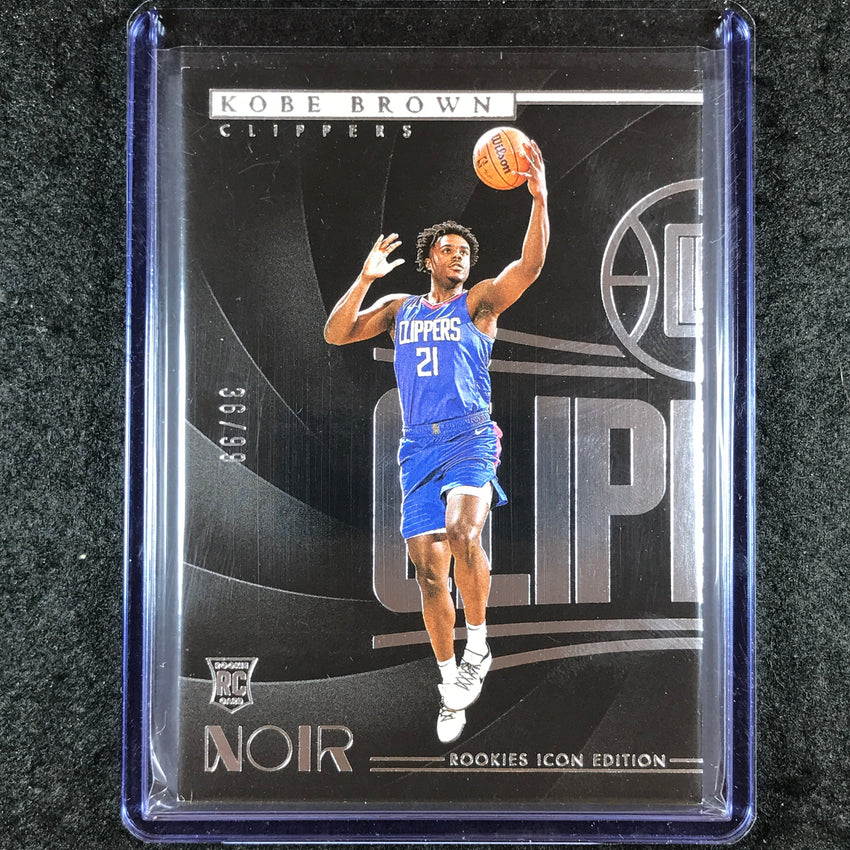 2023-24 Noir KOBE BROWN Rookie Icon Edition Base 36/99 #194