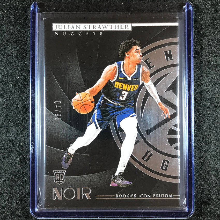2023-24 Noir JULIAN STRAWTHER Rookie Icon Edition Base 4/99 #197