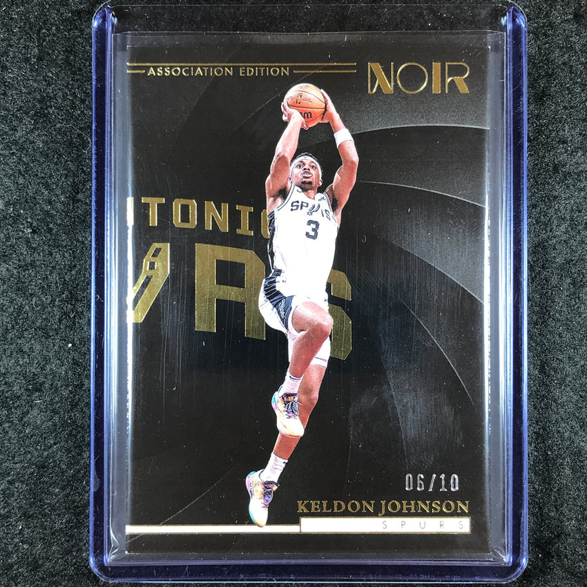 2023-24 Noir KELDON JOHNSON Association Edition Gold 6/10 #3