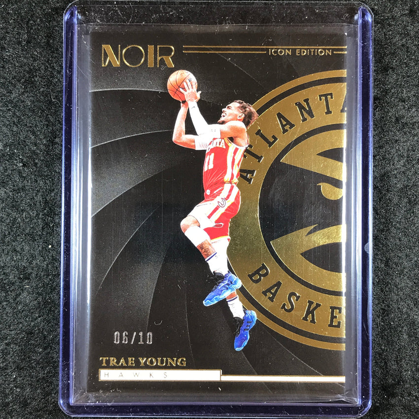 2023-24 Noir TRAE YOUNG Icon Edition Gold 6/10 #84