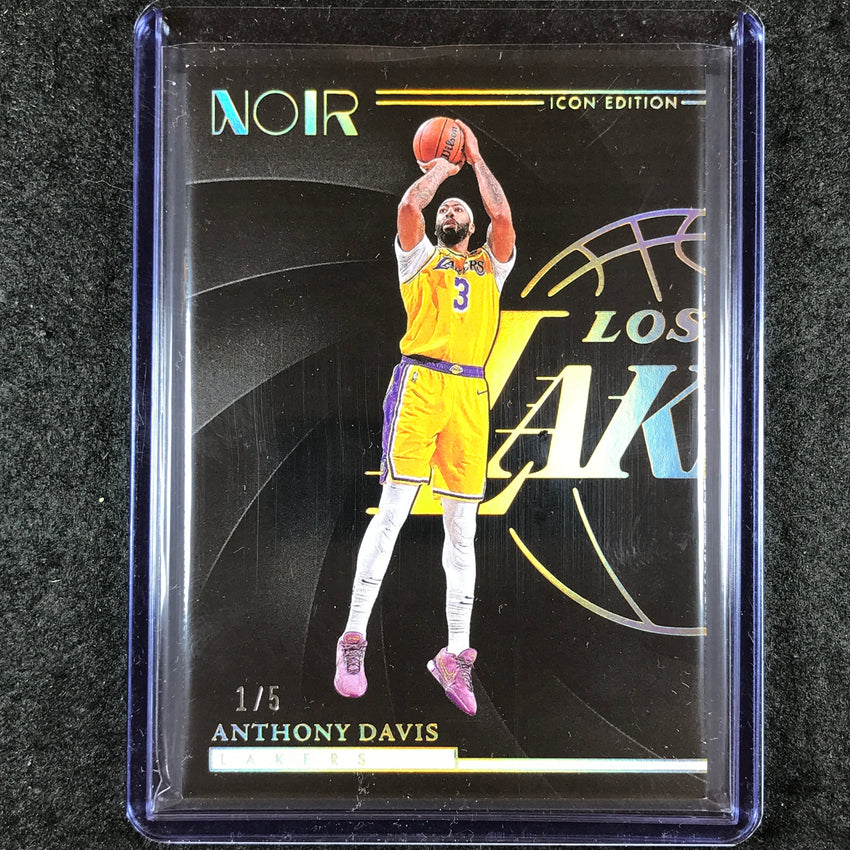 2023-24 Noir ANTHONY DAVIS Icon Edition Holo Gold 1/5 #103