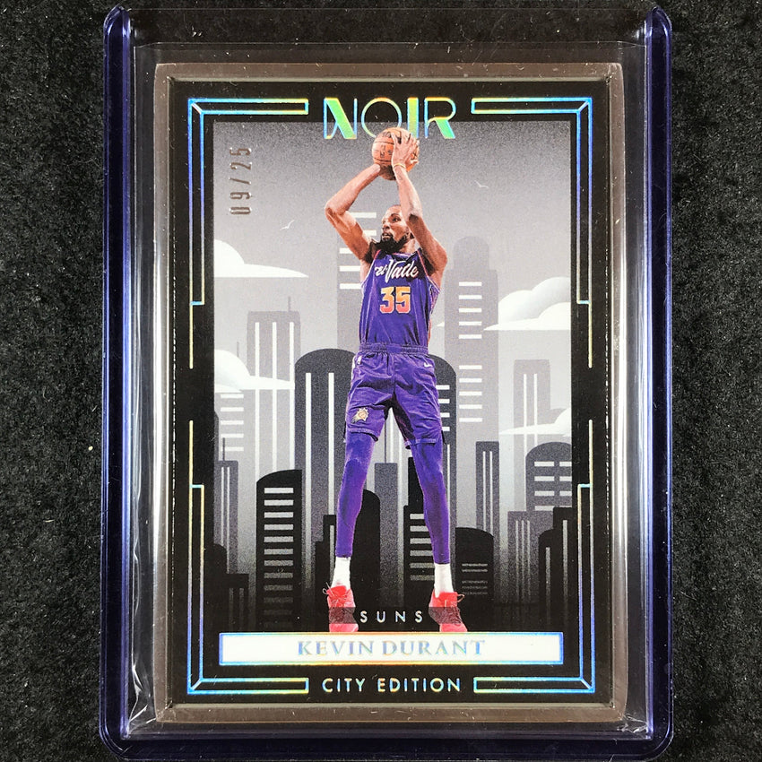 2023-24 Noir KEVIN DURANT Metal Frame City Edition 9/25 #202