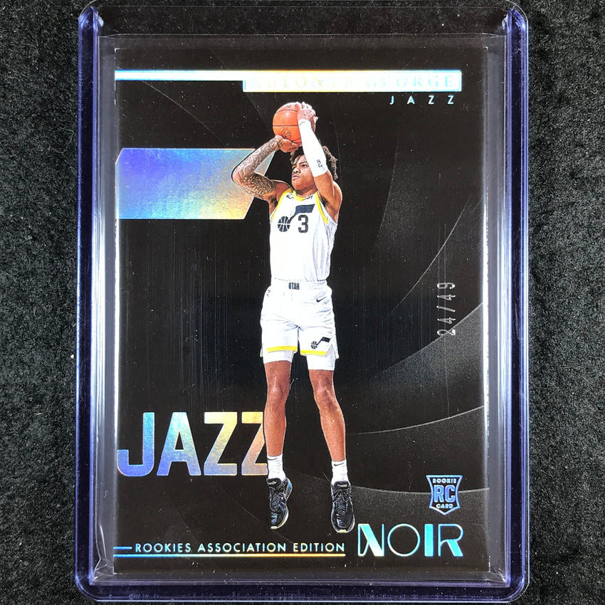 2023-24 Noir KEYONTE GEORGE Rookie Association Edition Holo Silver 24/49 #155