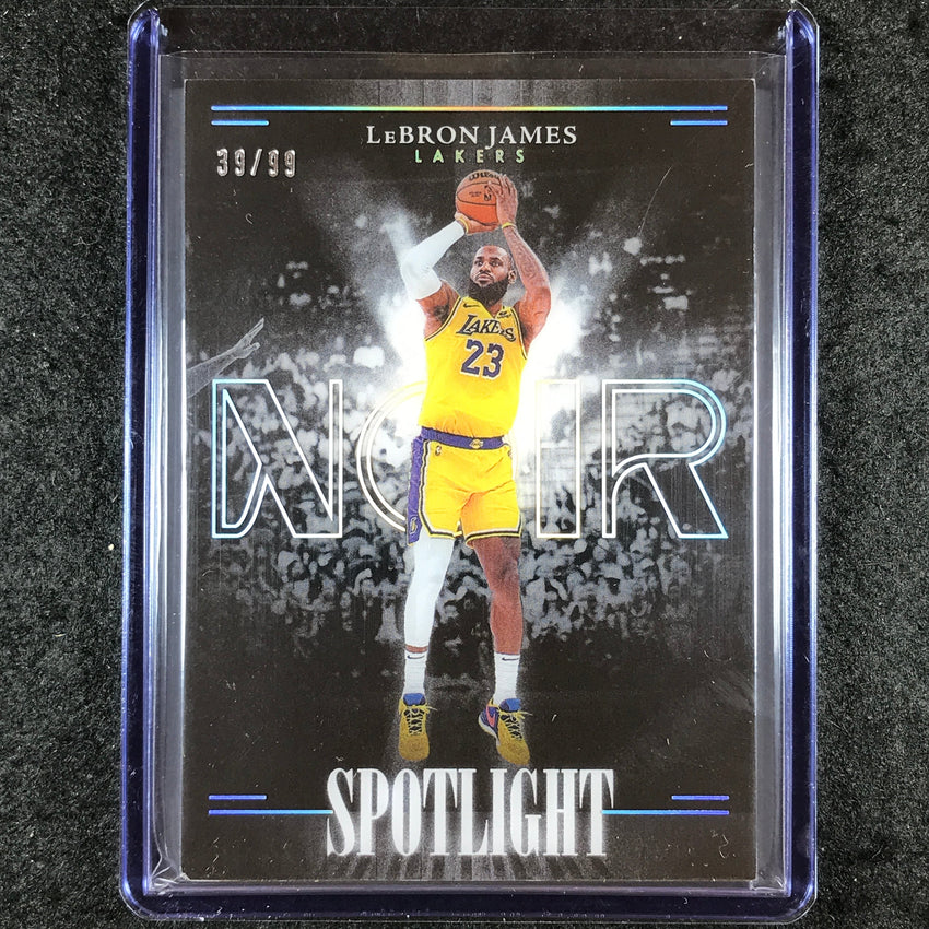 2023-24 Noir LEBRON JAMES Spotlight Acetate 39/99 #1