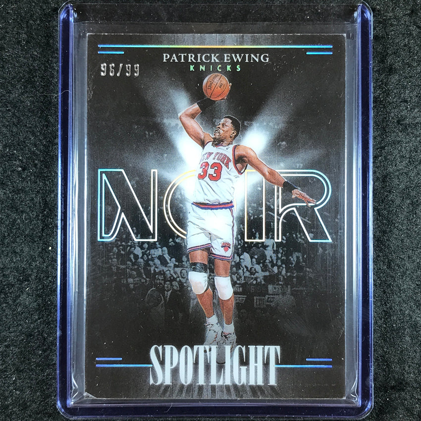 2023-24 Noir PATRICK EWING Spotlight Acetate 96/99 #9