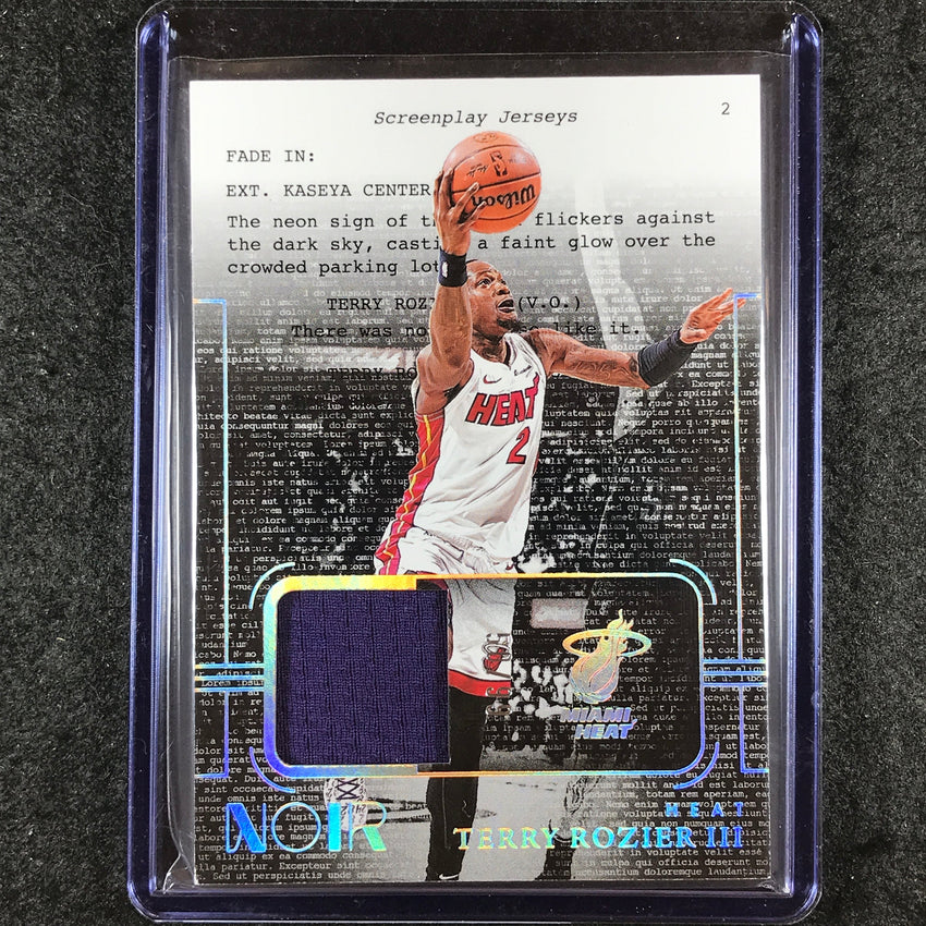2023-24 Noir TERRY ROZIER III Screenplay Jersey Relic 50/99