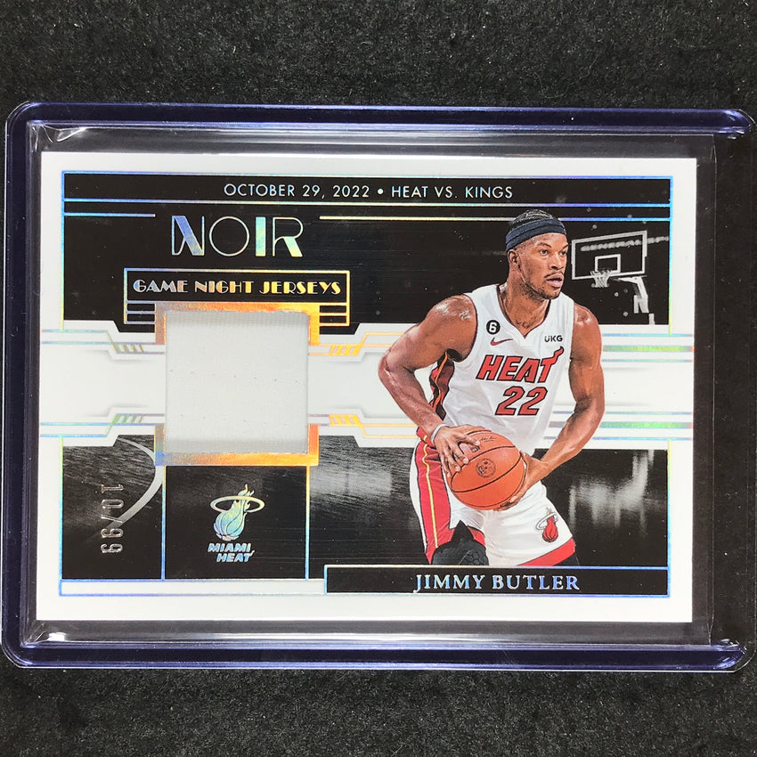 2023-24 Noir JIMMY BUTLER Game Night Jersey Relic 10/99