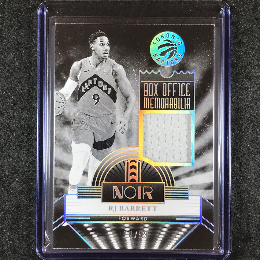 2023-24 Noir RJ BARRETT Box Office Memorabilia Jersey Relic 70/99
