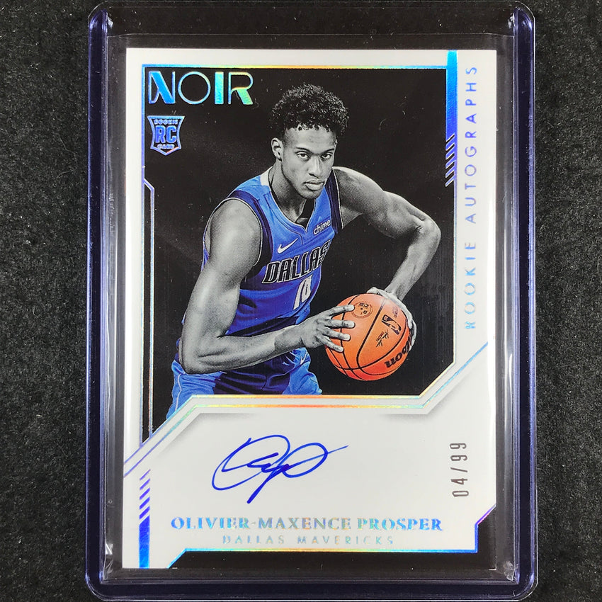 2023-24 Noir OLIVIER-MAXENCE PROSPER Rookie Autographs Holo Silver 4/99