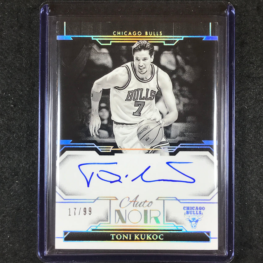 2023-24 Noir TONI KUKOC Auto Noir Black and White Holo Silver 17/99