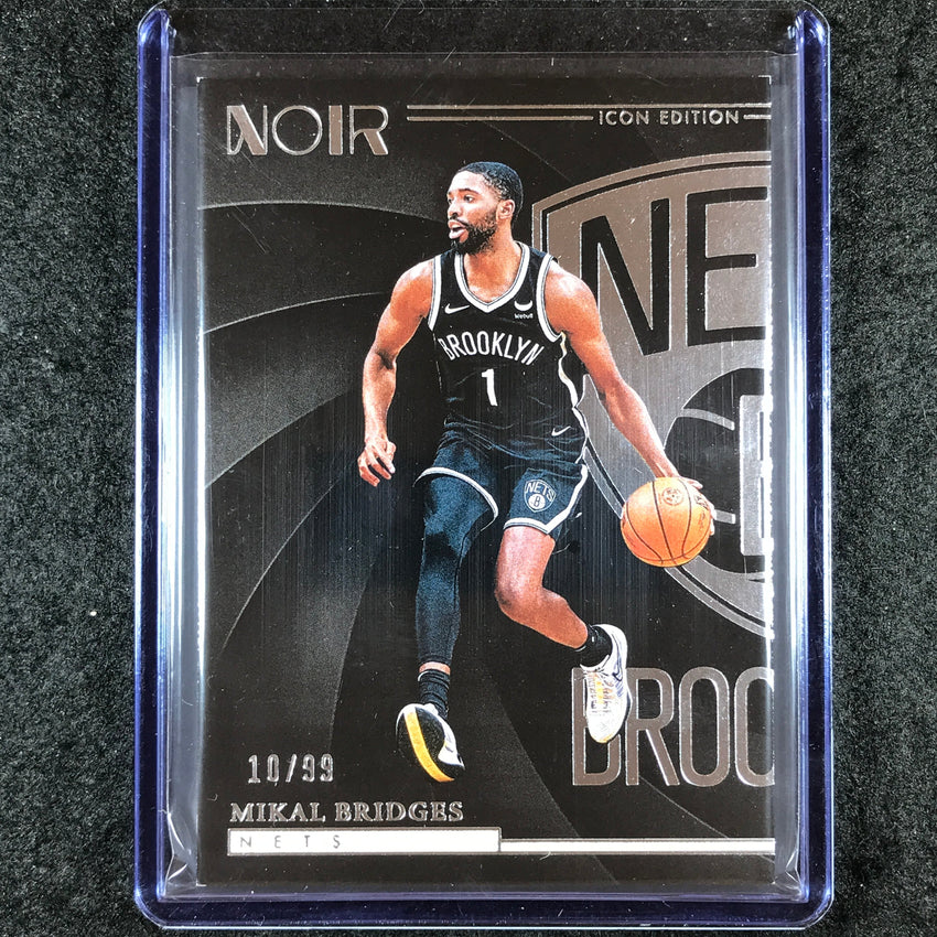 2023-24 Noir MIKAL BRIDGES Icon Edition Base 10/99 #71