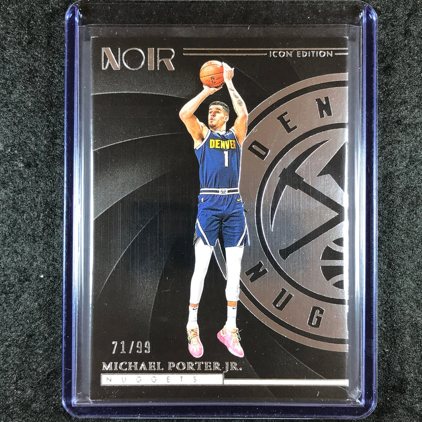 2023-24 Noir MICHAEL PORTER JR. Icon Edition Base 71/99 #89