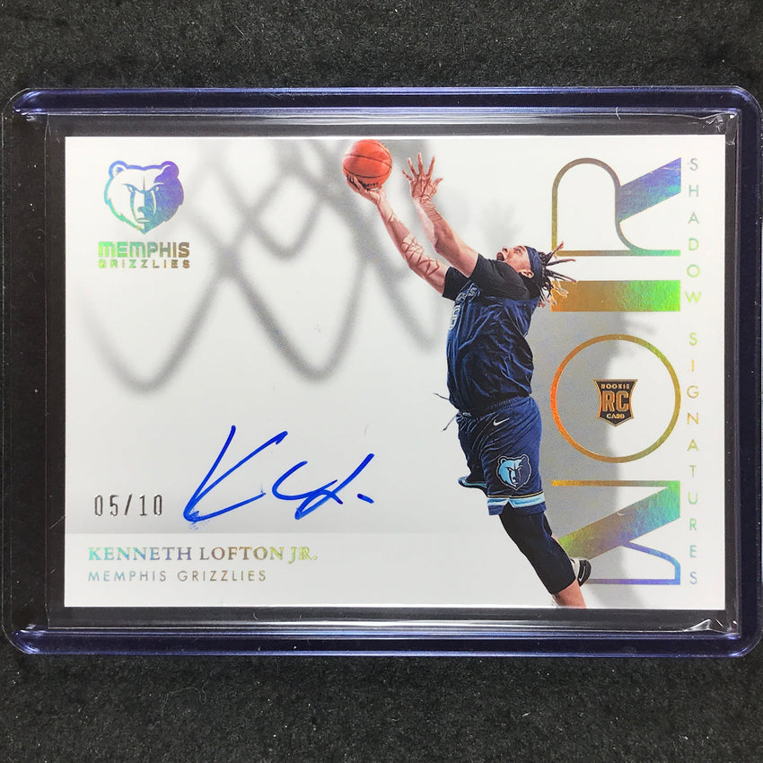 2023-24 Noir KENNETH LOFTON JR. 2022-23 Update Rookie Auto Holo Gold 5/10