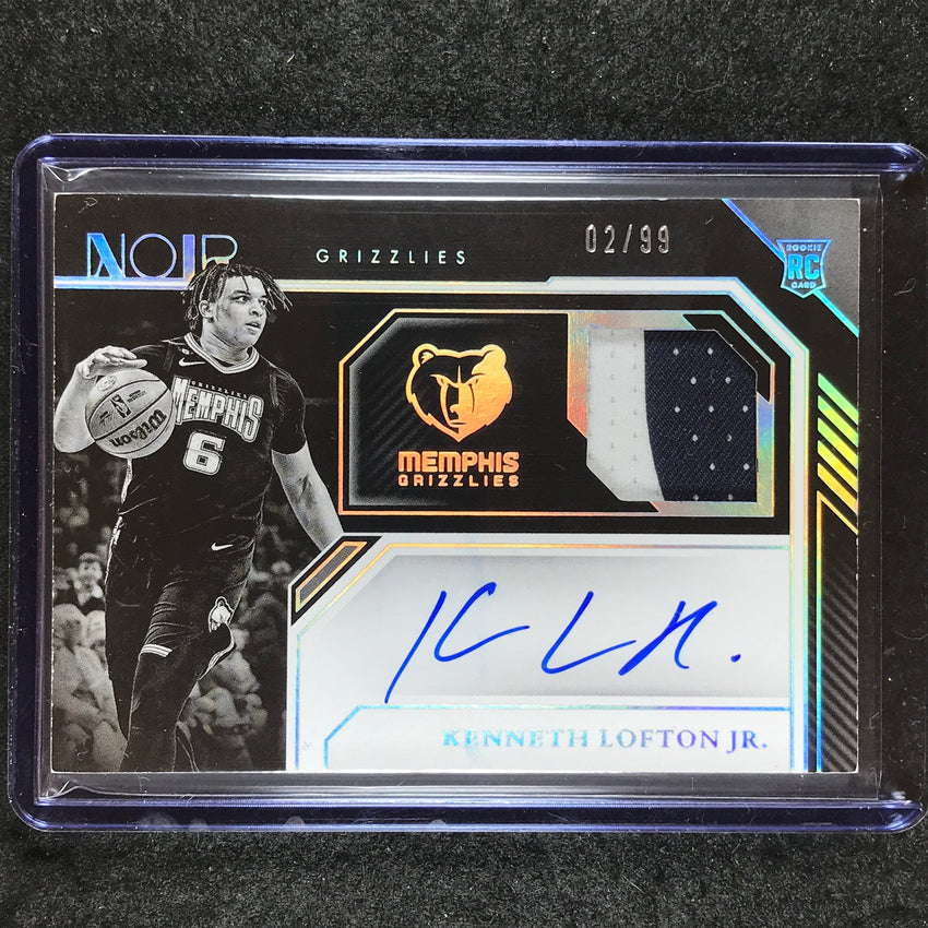 2023-24 Noir KENNETH LOFTON JR. 2022-23 Update Rookie Patch Auto 2/99