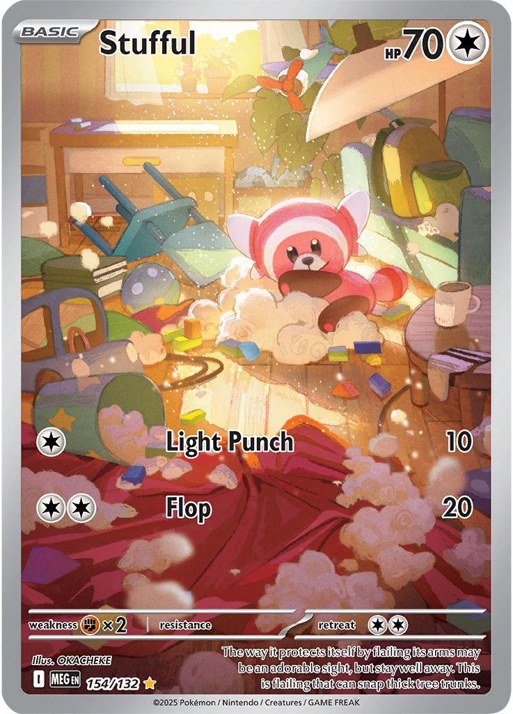 Stufful - [  154/132 ] - Illustration Rare - Pokemon ME01 Mega Evolution