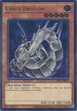 [ US PRINT ] Cyber Dragon - OP16-EN001 - Ultimate Rare