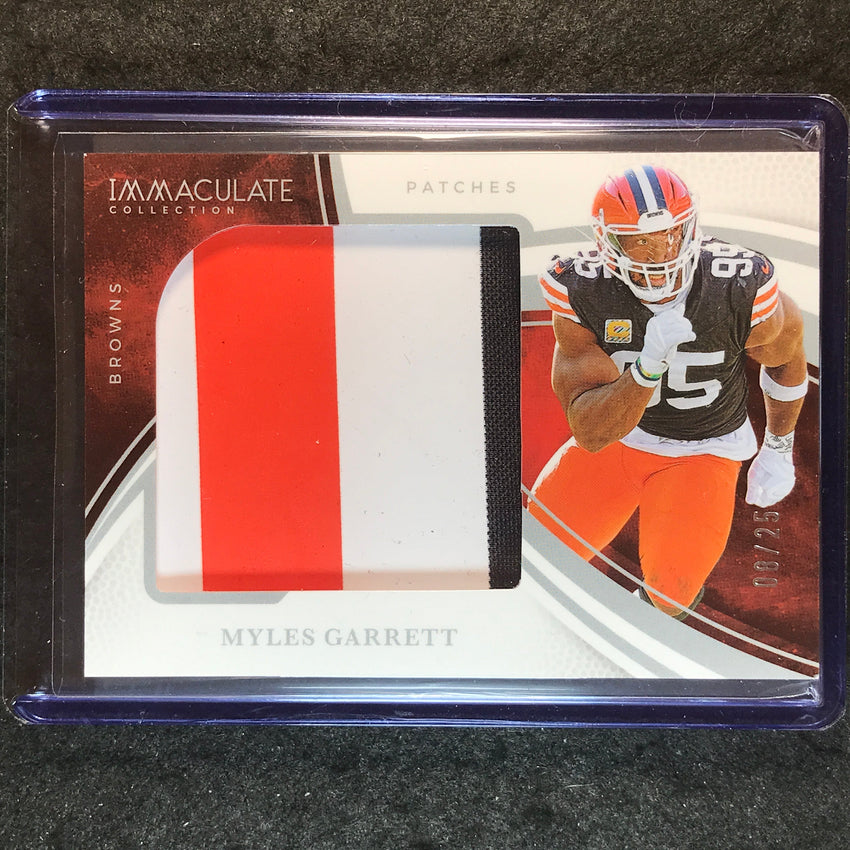 2025 Immaculate Football MYLES GARRETT Immaculate Patches 8/25