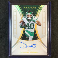 2025 Immaculate Football DONOVAN EDWARDS Modern Marks Rookie Auto 86/99