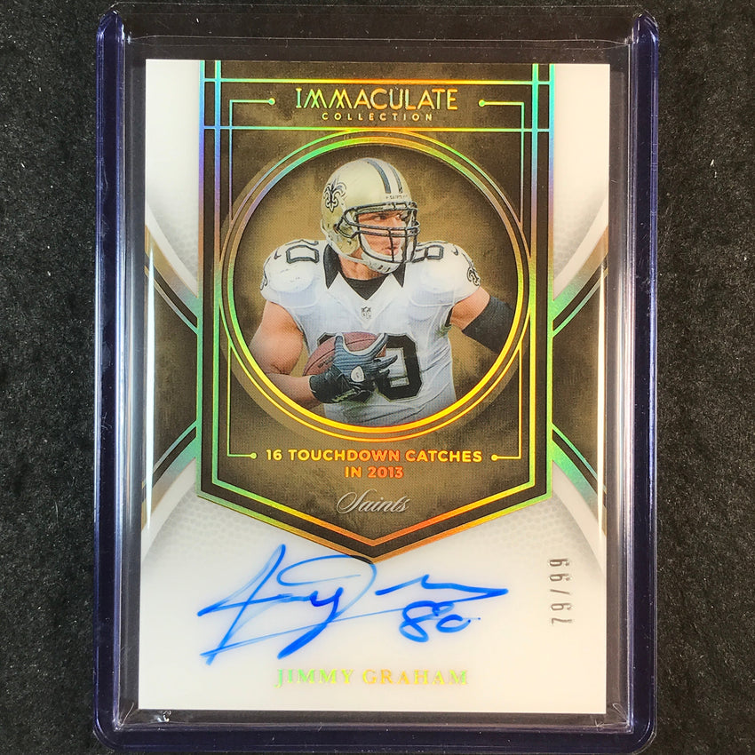 2025 Immaculate Football JIMMY GRAHAM Immaculate Records Auto 79/99