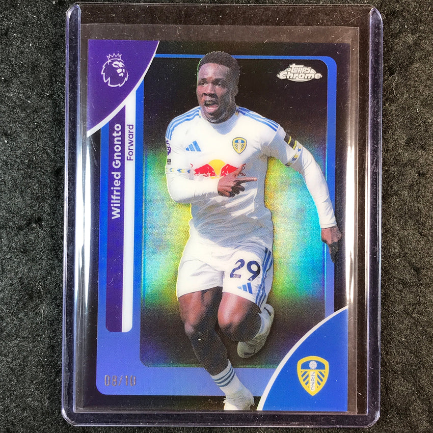 2026 Topps Chrome Premier League EPL WILFRIED GNONTO Black 8/10 #106