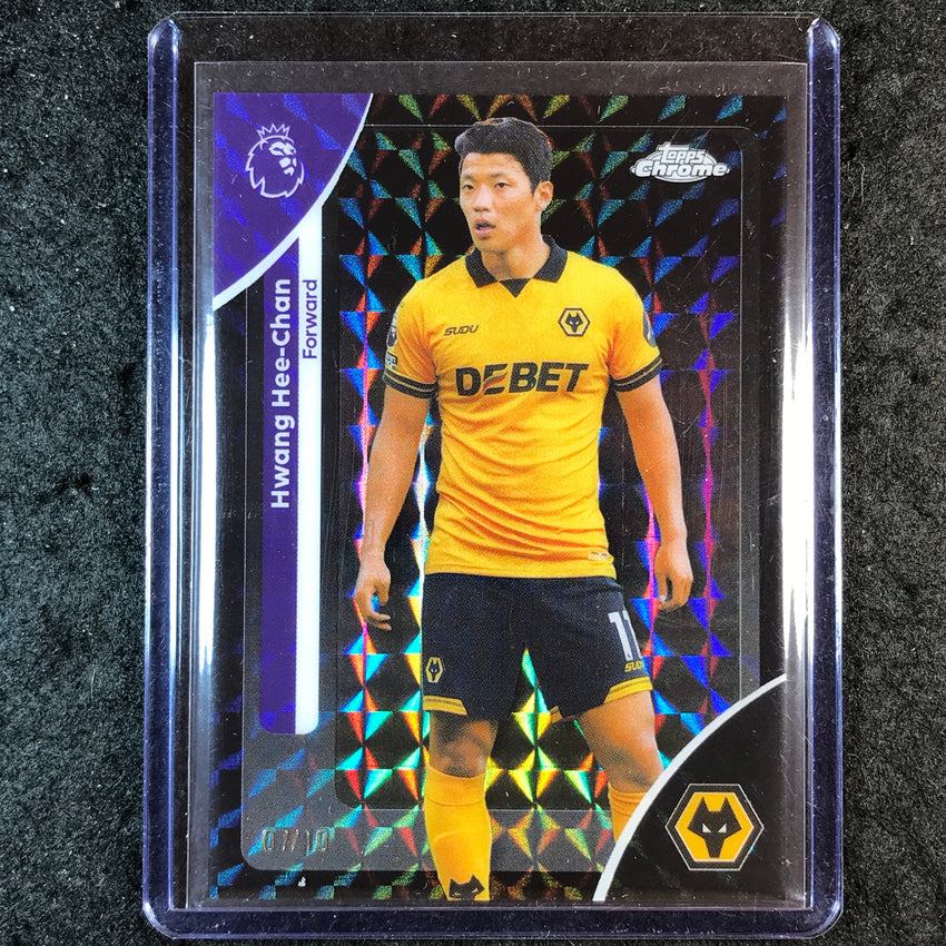 2026 Topps Chrome Premier League EPL HWANG HEE-CHAN Black Geometric 7/10 #196
