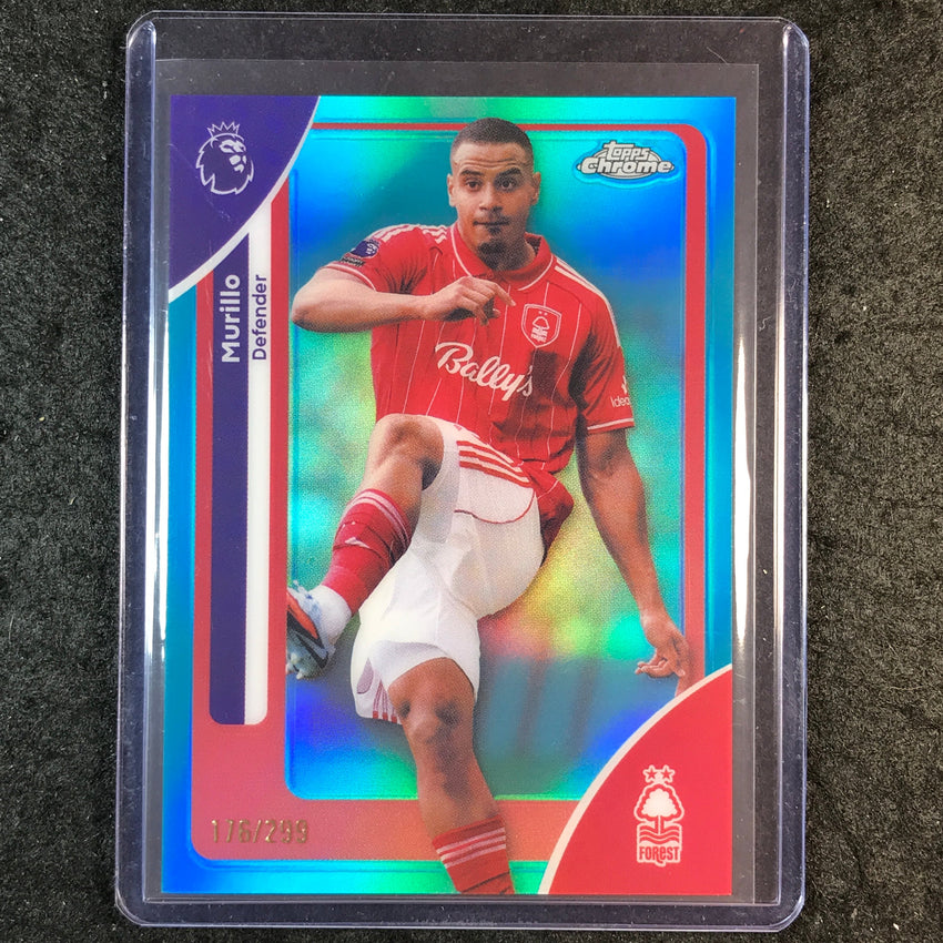 2026 Topps Chrome Premier League EPL MURILLO Teal /299 #155