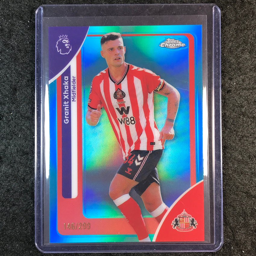 2026 Topps Chrome Premier League EPL GRANIT XHAKA Teal /299 #169